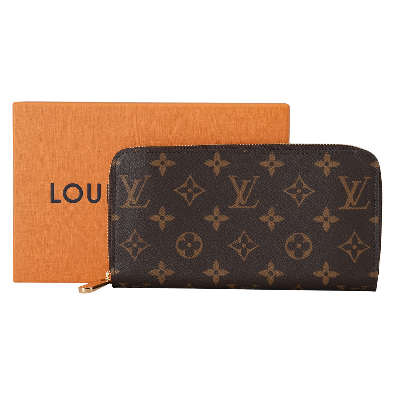 LOUIS VUITTON(USED)루이비통 M42616 모노그램 캔버스 지퍼 월릿 장지갑
